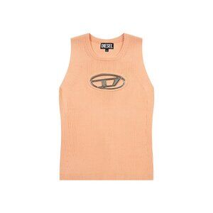 Diesel Logo Decorated Pink Vest
